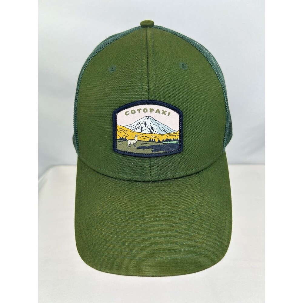 Cotopaxi Hat Cap Men's Green Snap Back Mesh Trucker Adjustable Outdoor